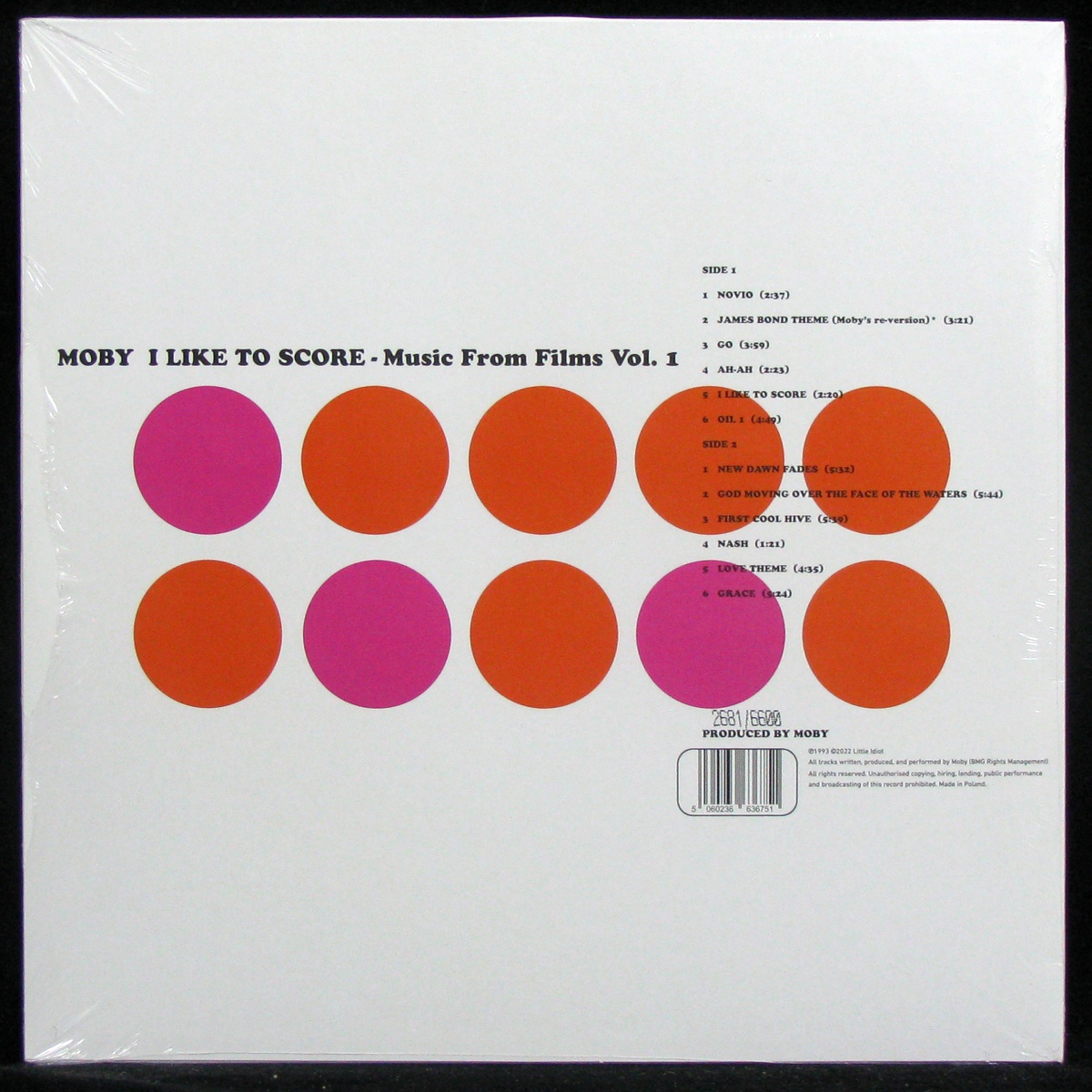 LP Moby — I Like To Score (цветной винил) фото 2