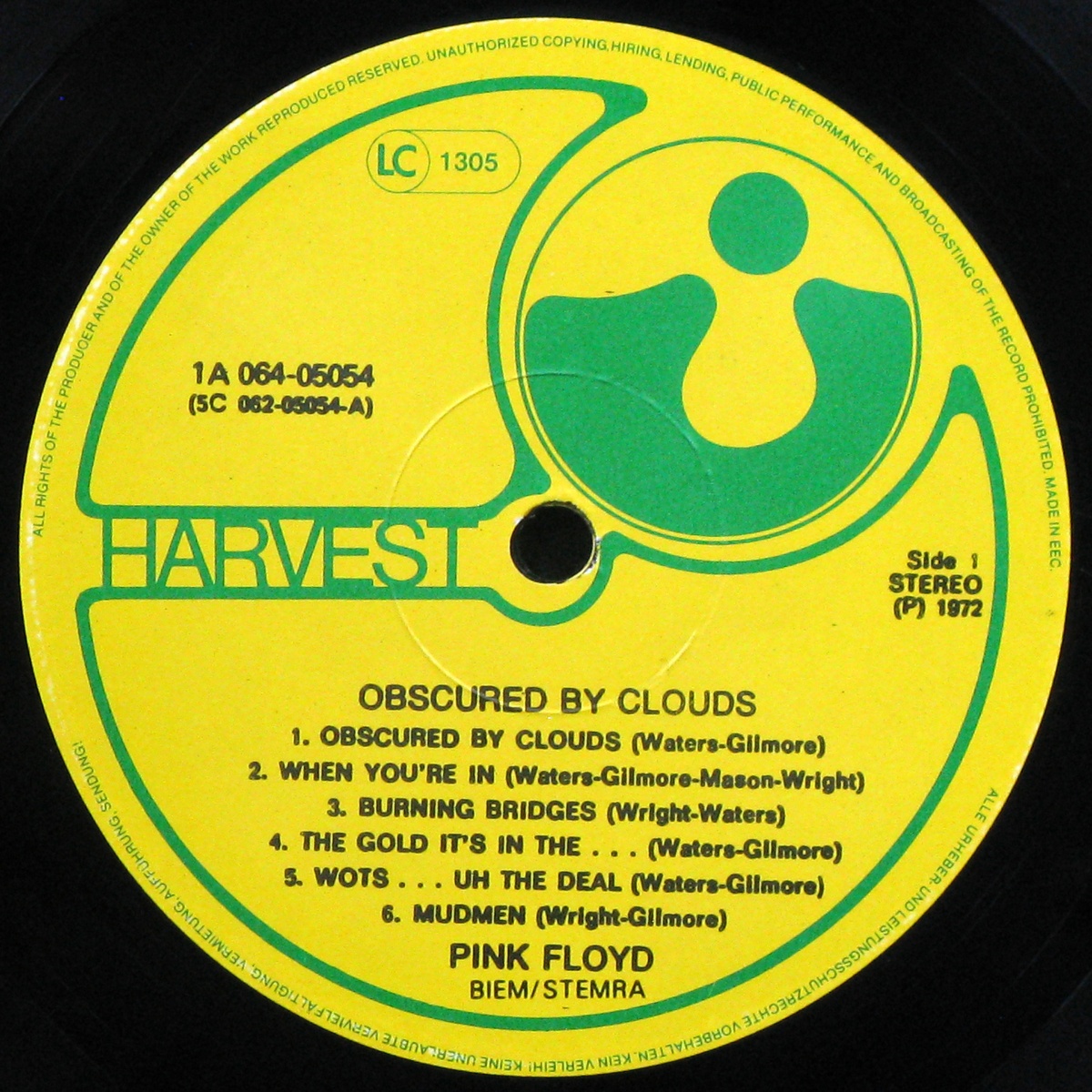 LP Pink Floyd — Obscured By Clouds фото 3