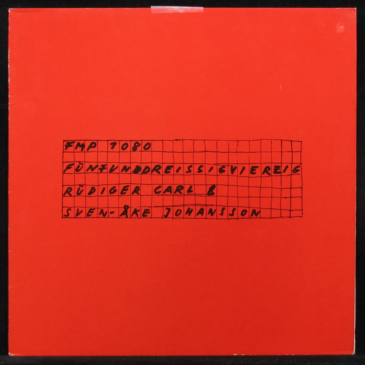 LP Rudiger Carl & Sven-Ake Johansson — Funfunddreissigvierzig фото
