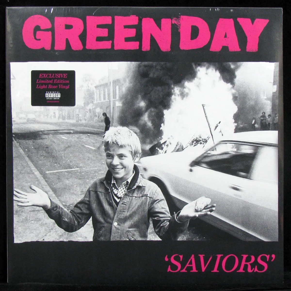 LP Green Day — Saviors (Light Rose vinyl) (+ постер) фото