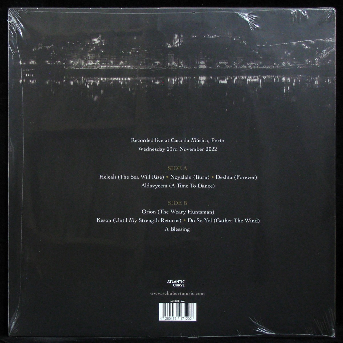 LP Lisa Gerrard — One Night In Porto (цветной винил) фото 2