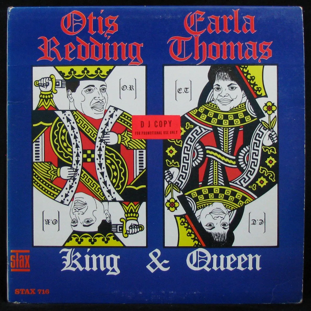 LP Otis Redding / Carla Thomas — King & Queen (промо, моно) фото