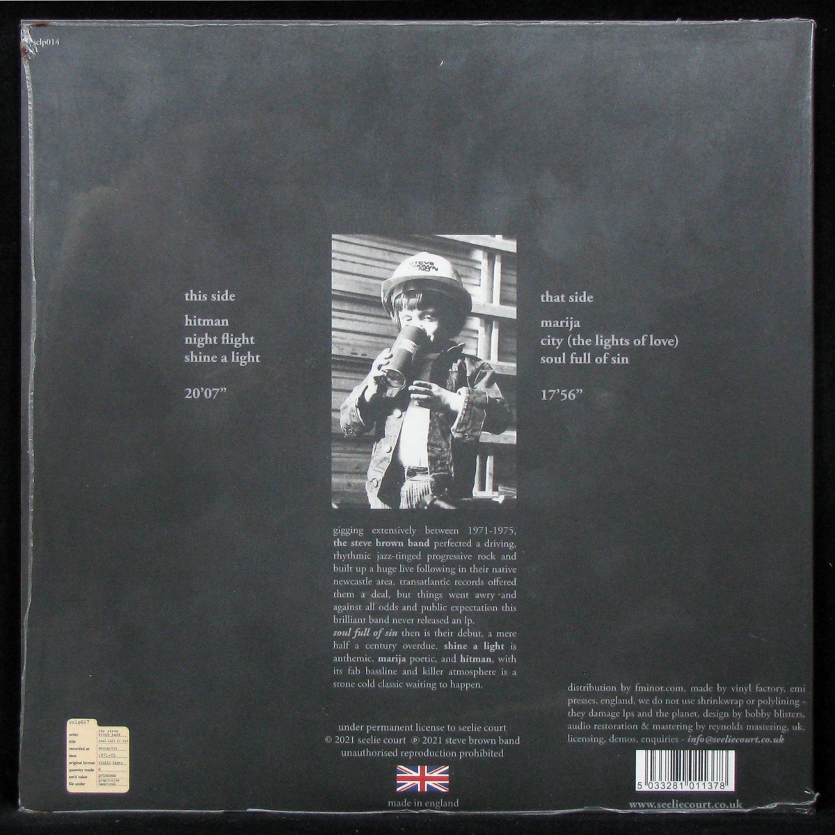 LP Steve Brown Band — Soul Full Of Sin фото 2