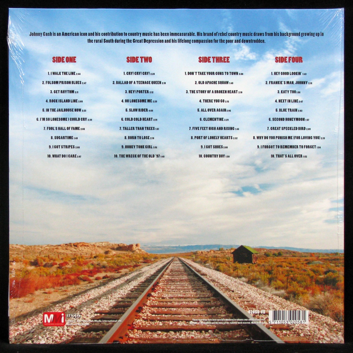 LP Johnny Cash — Best In Black (2LP) фото 2