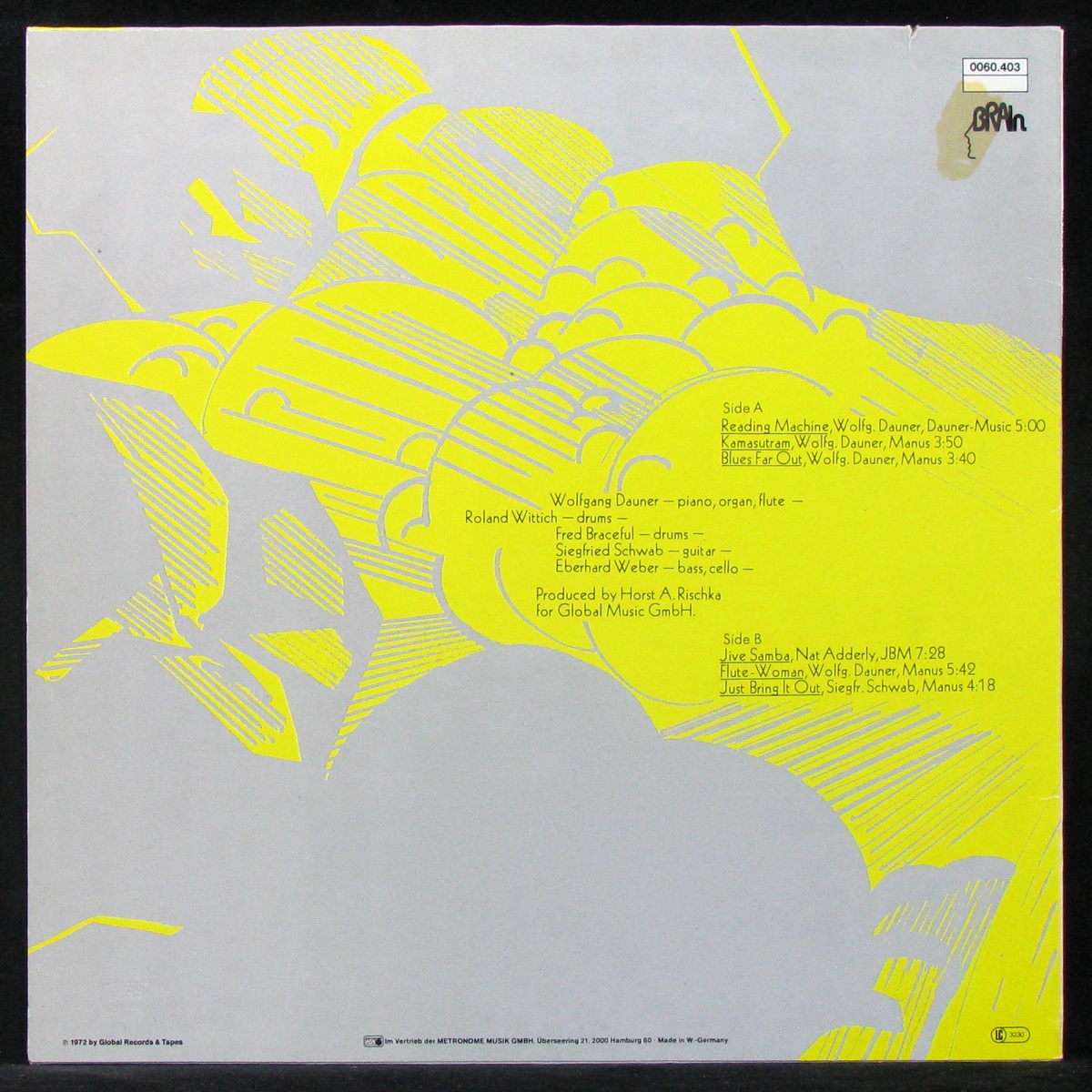 LP Wolfgang Dauner Group — Rischkas Soul фото 2