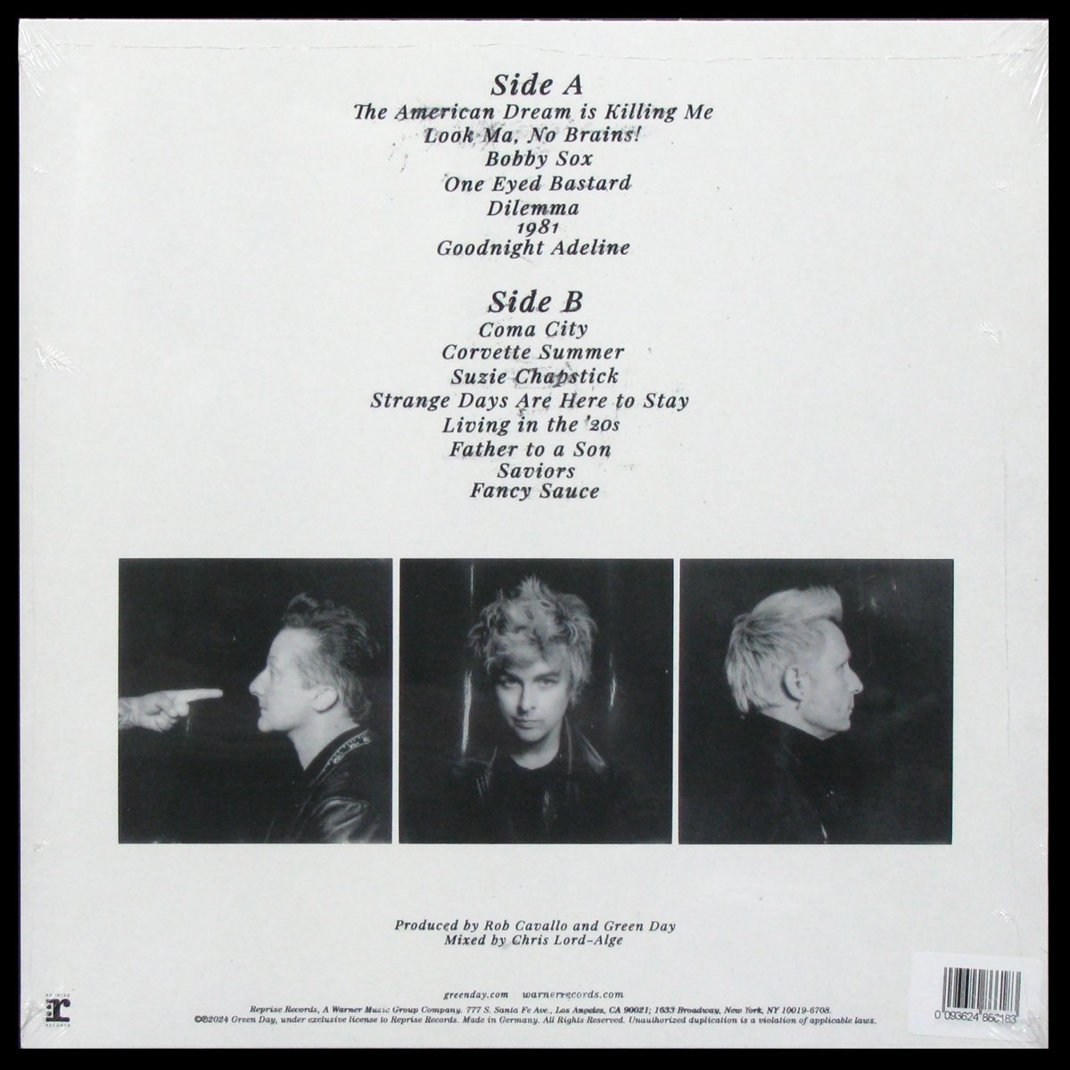 LP Green Day — Saviors (Pink/Black Marbled vinyl) фото 2