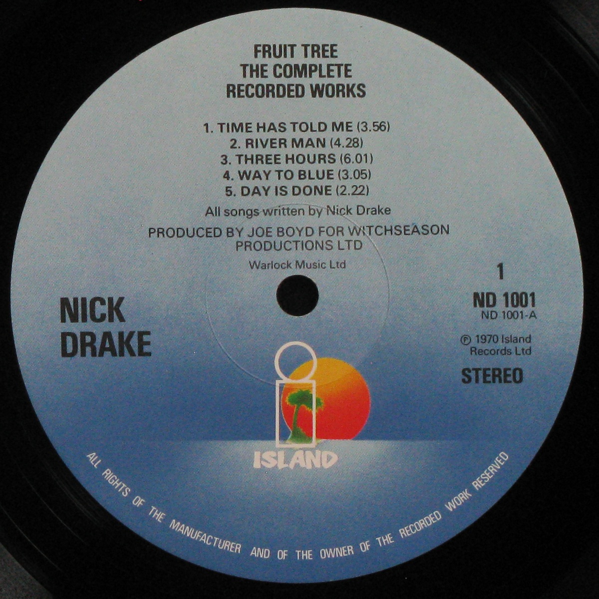 LP Nick Drake — Fruit Tree - The Complete Recorded Works (2LP Box, + буклет) фото 6