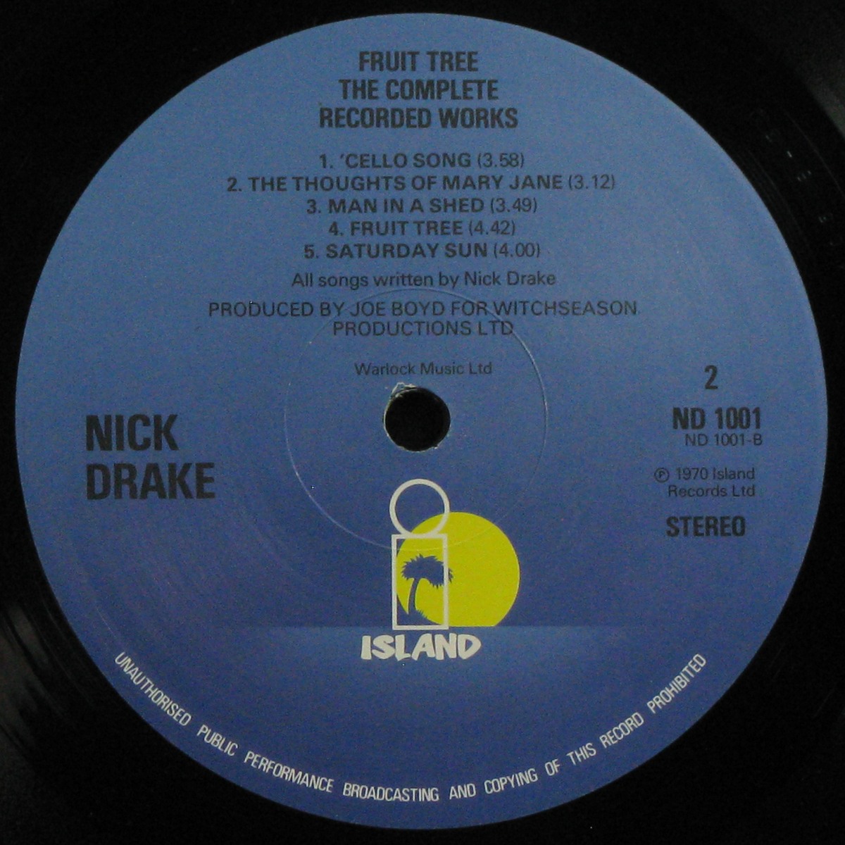 LP Nick Drake — Fruit Tree - The Complete Recorded Works (2LP Box, + booklet) фото 7