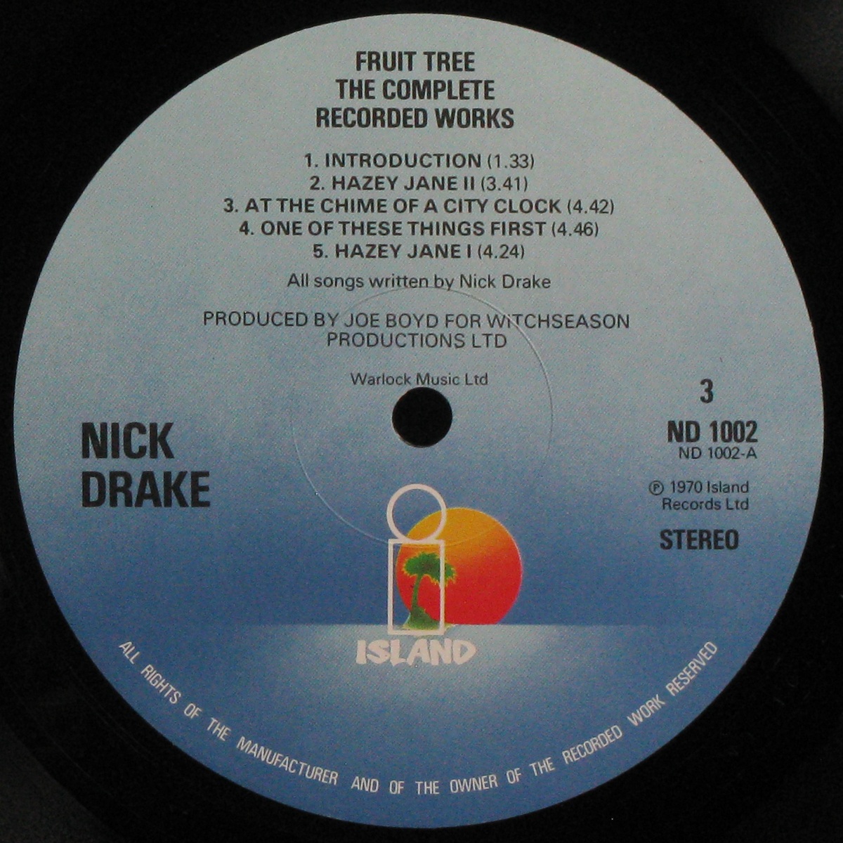 LP Nick Drake — Fruit Tree - The Complete Recorded Works (2LP Box, + буклет) фото 8