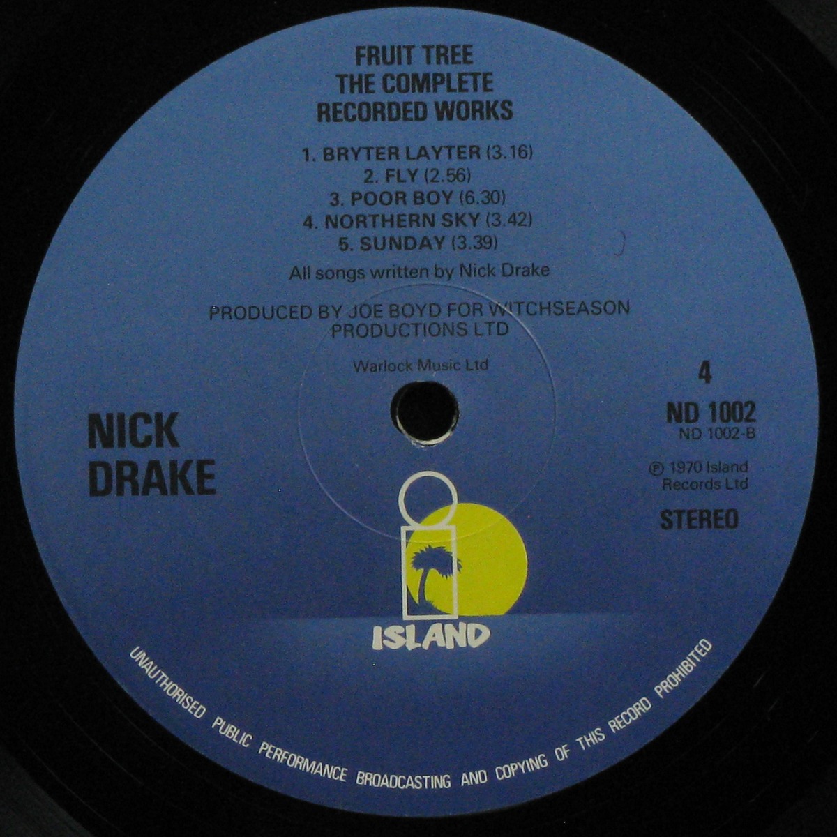 LP Nick Drake — Fruit Tree - The Complete Recorded Works (2LP Box, + буклет) фото 9