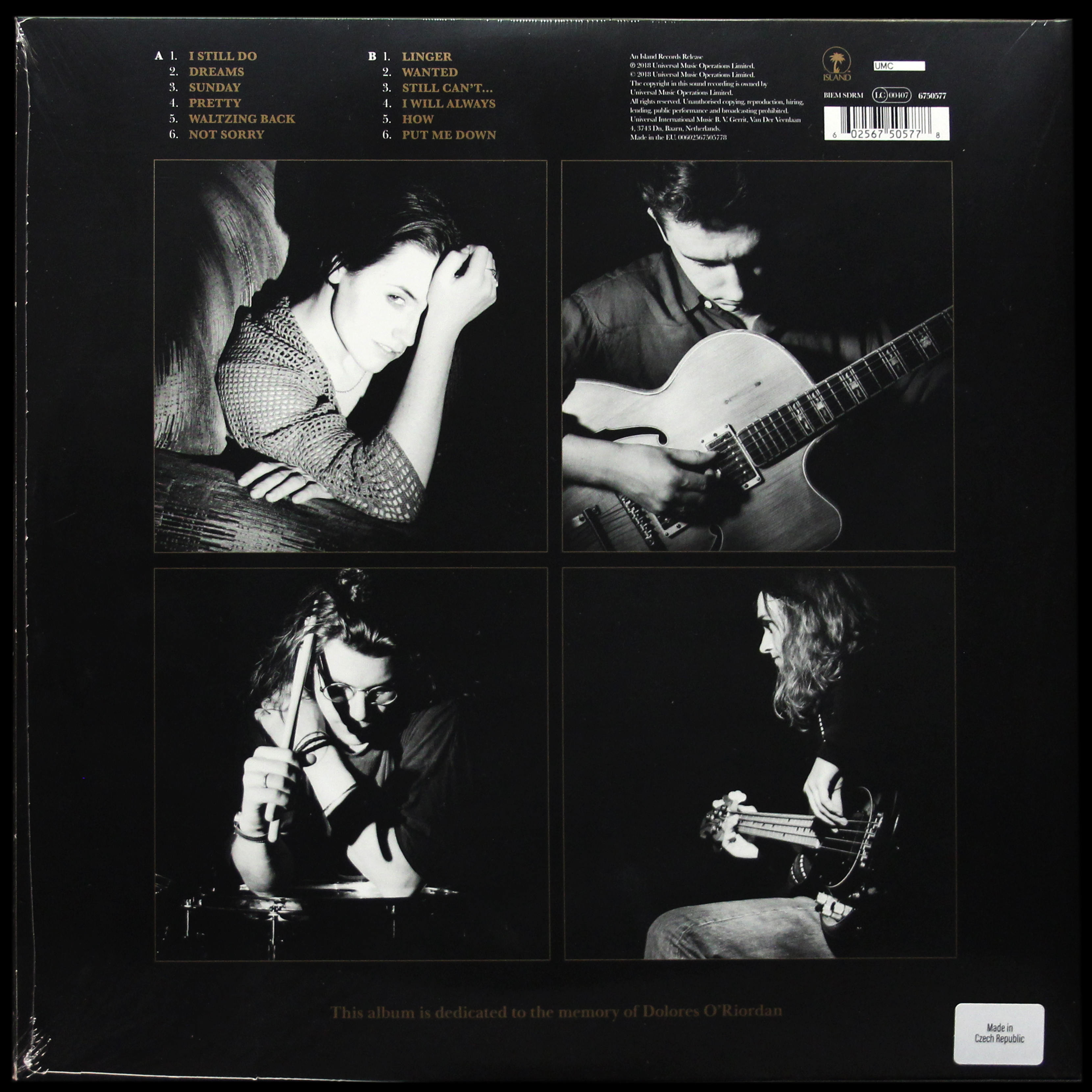 LP Cranberries — Everybody Else Is Doing It, So Why Can't We? (клубное издание) фото 2