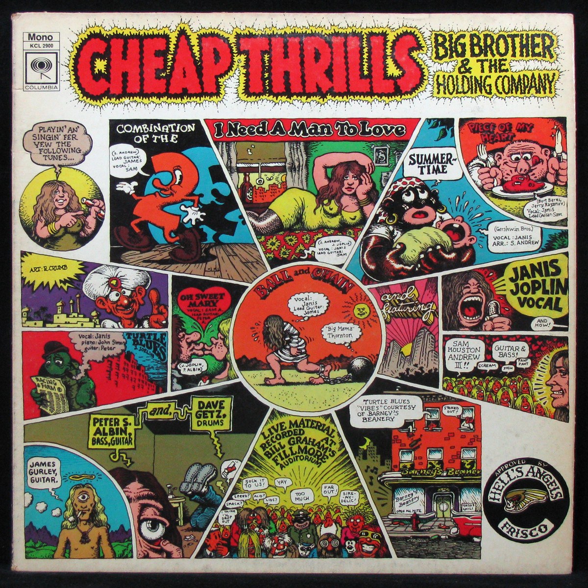 LP Big Brother & Holding Company — Cheap Thrills (mono) фото