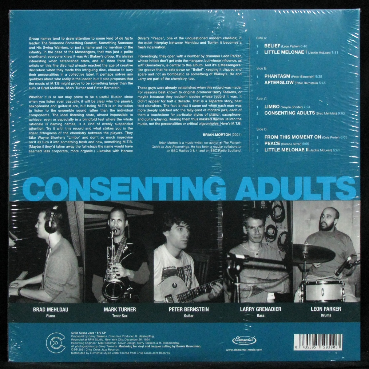 LP M.T.B. — Consenting Adults (2LP) фото 2