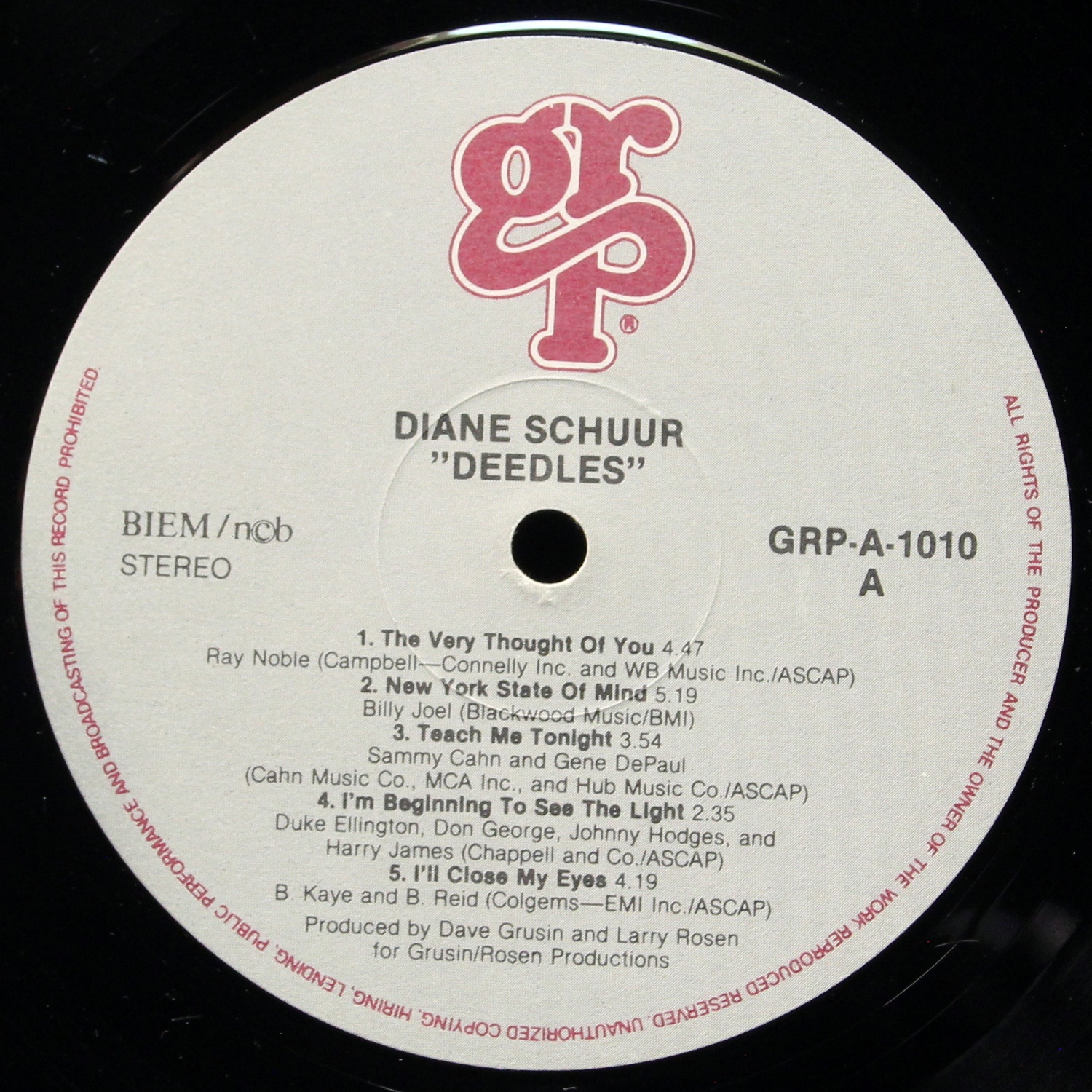 LP Diane Schuur — Deedles фото 2