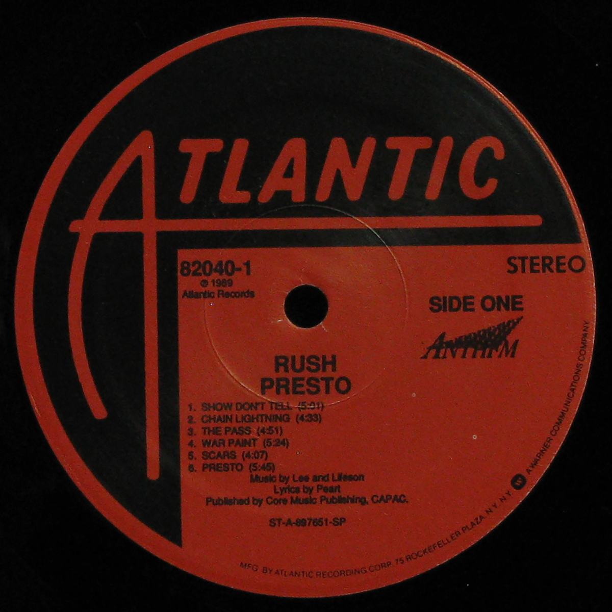 LP Rush — Presto фото 4