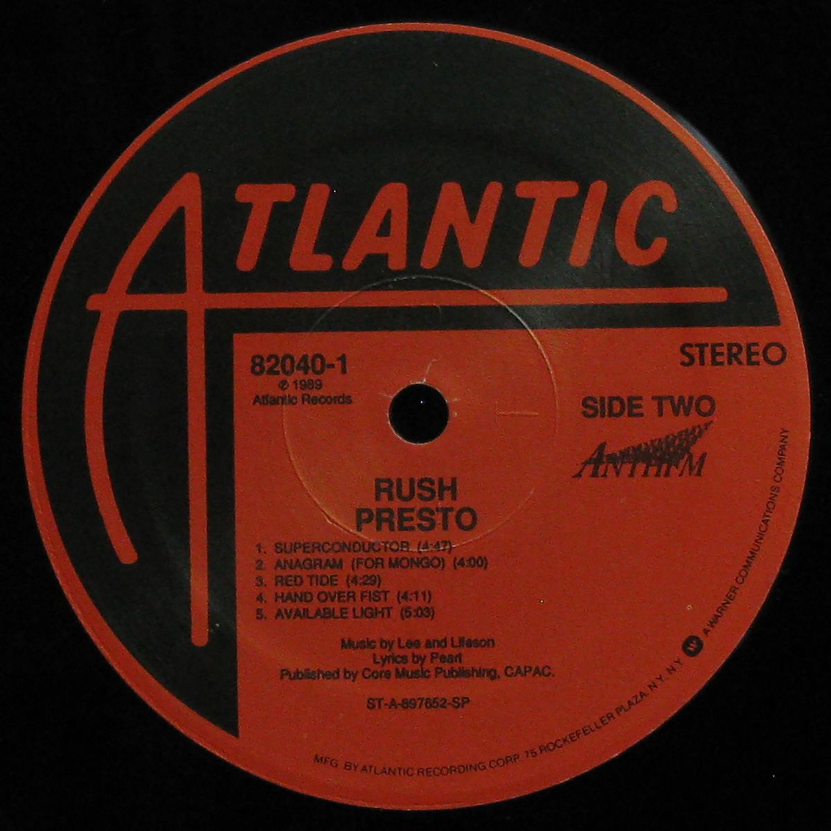 LP Rush — Presto фото 3