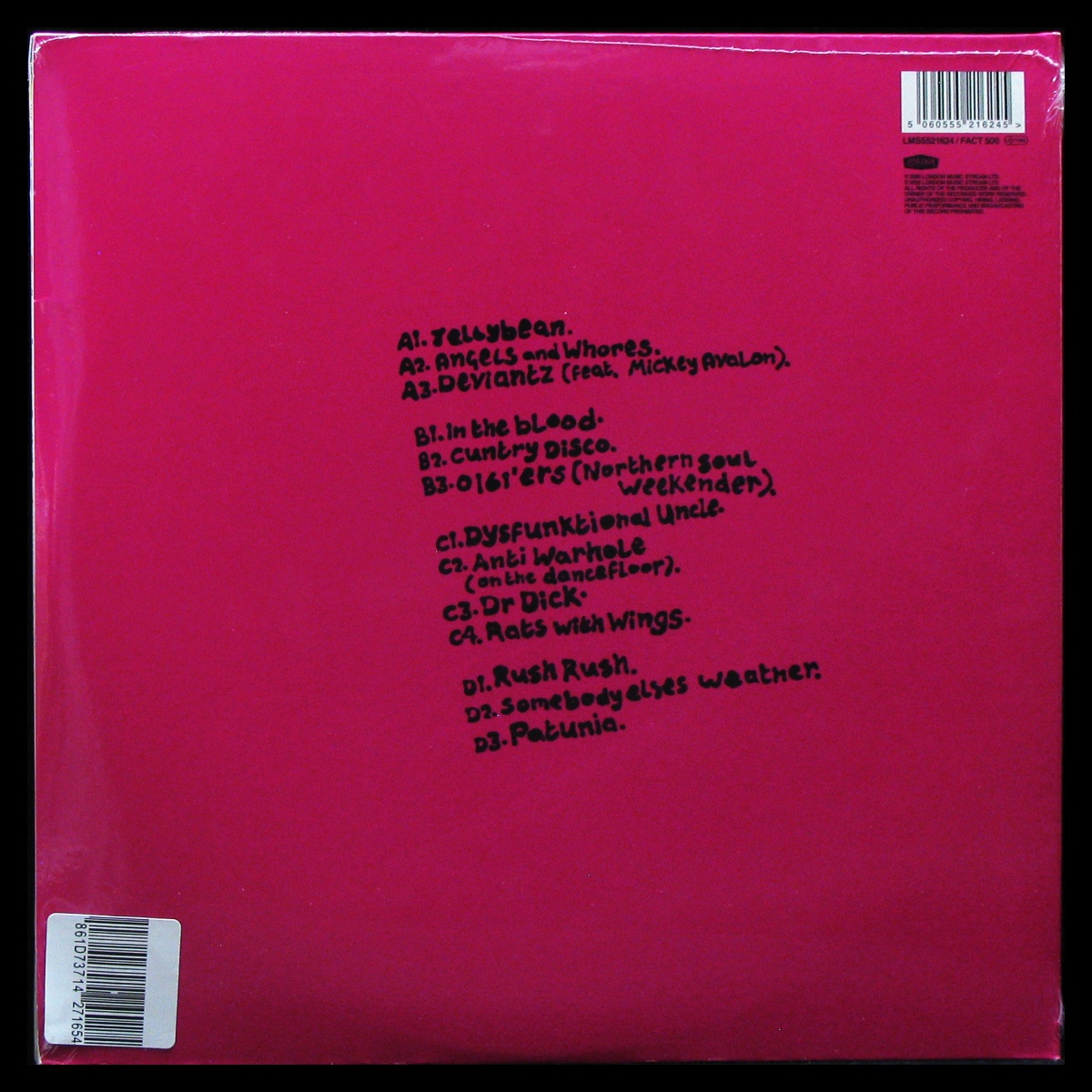 LP Happy Mondays — Uncle Dysfunktional (2020 mix) (2LP, цветной винил) фото 2