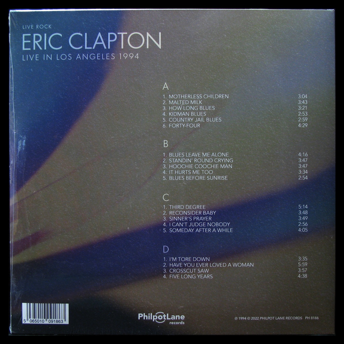 LP Eric Clapton — Live Rock - Live In Los Angeles 1994 (2LP) фото 2