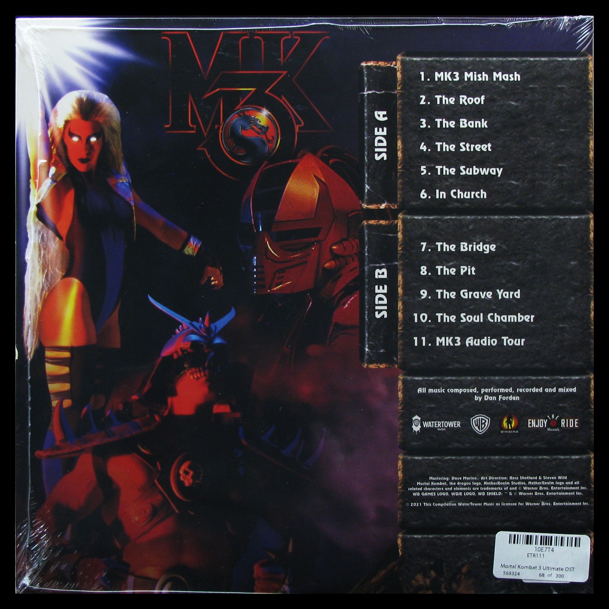 LP Dan Forden — Ultimate Mortal Kombat 3 : Music From The Arcade Game Soundtrack (цветной винил) фото 2