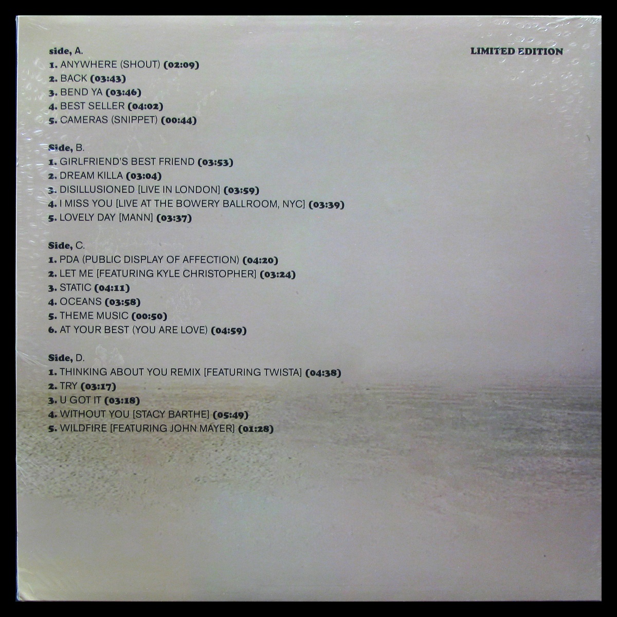 LP Frank Ocean — Unreleased, Misc.Vol.2 (цветной винил, 2LP) фото 2