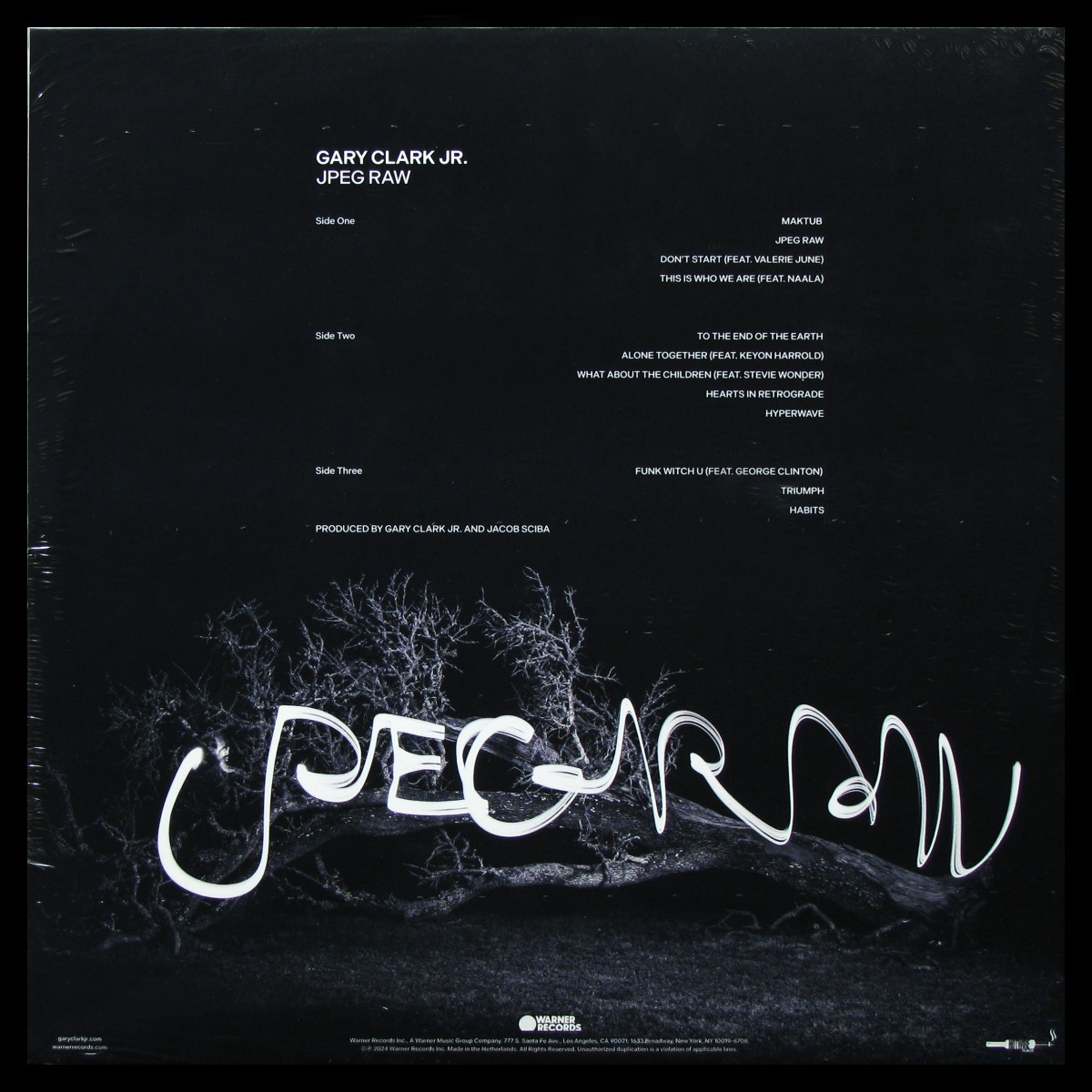 LP Gary Clark Jr. — JPEG RAW (2LP, цветной винил) фото 2