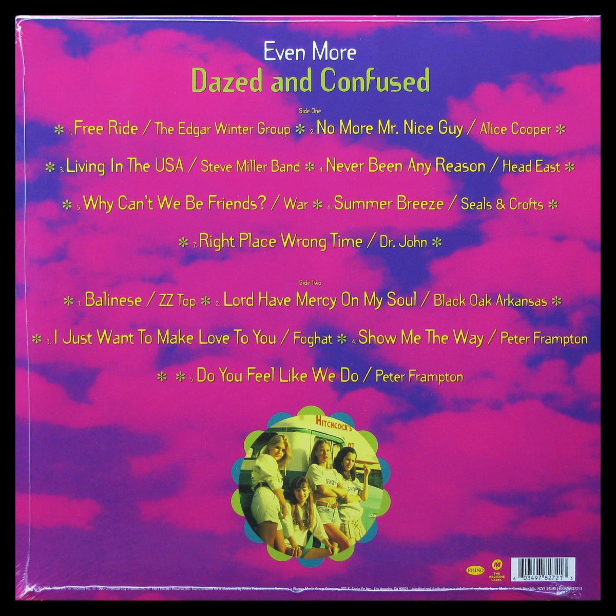 LP V/A — Even More Dazed And Confused (цветной винил) фото 2