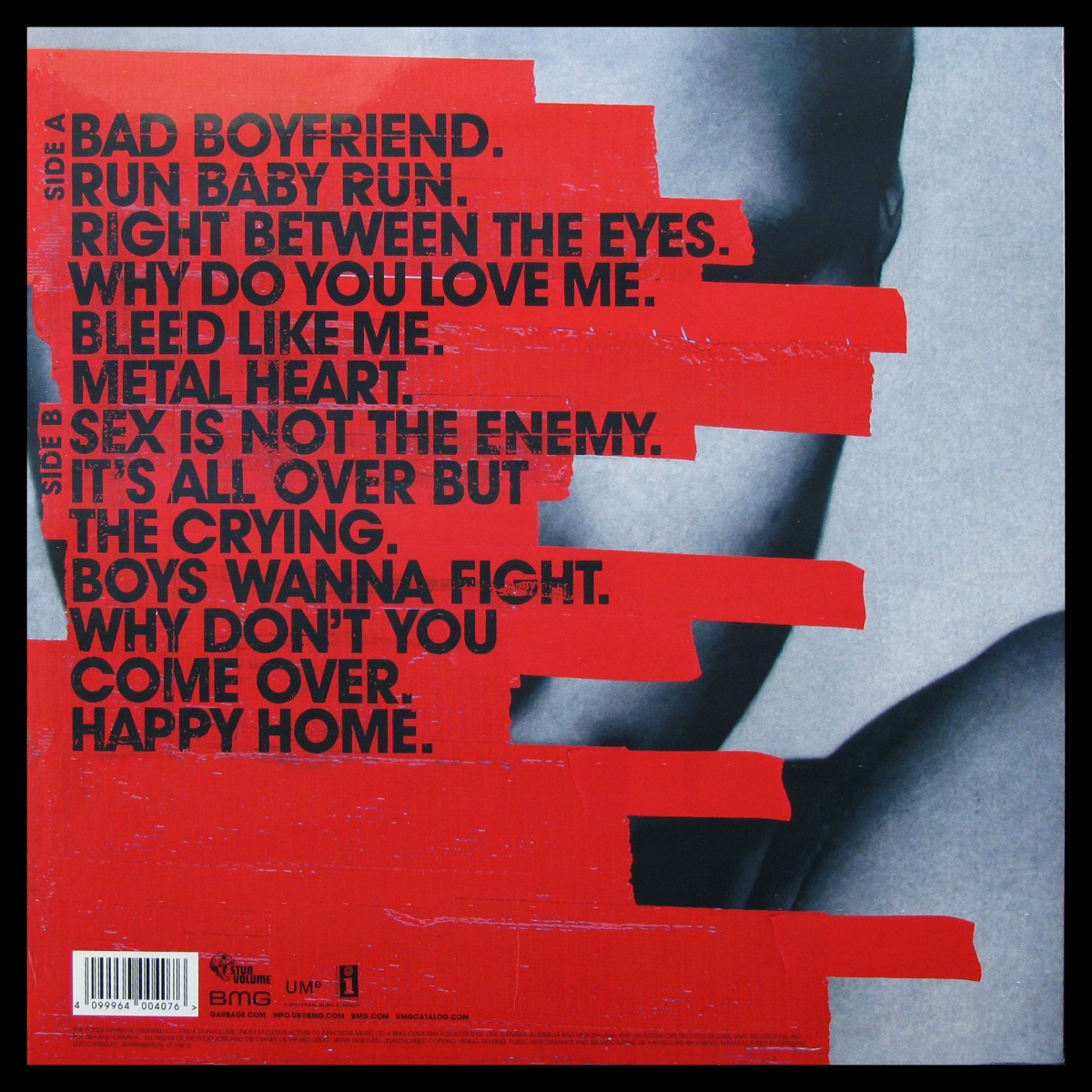 LP Garbage — Bleed Like Me (цветной винил) фото 2