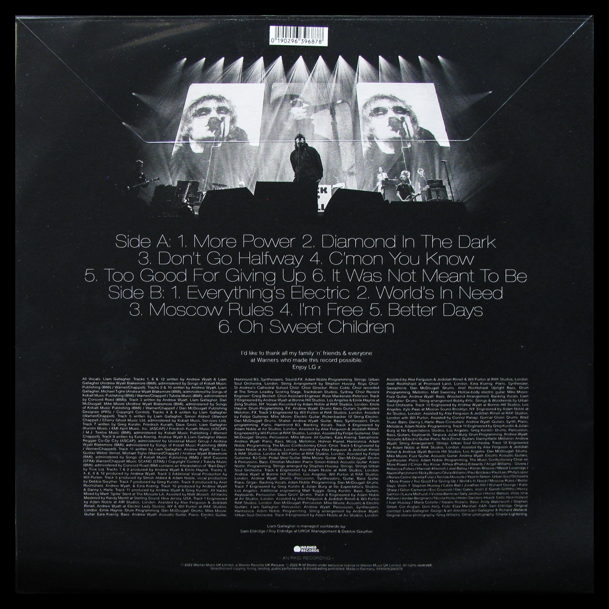 LP Liam Gallagher — C’mon You Know (цветной винил) фото 2