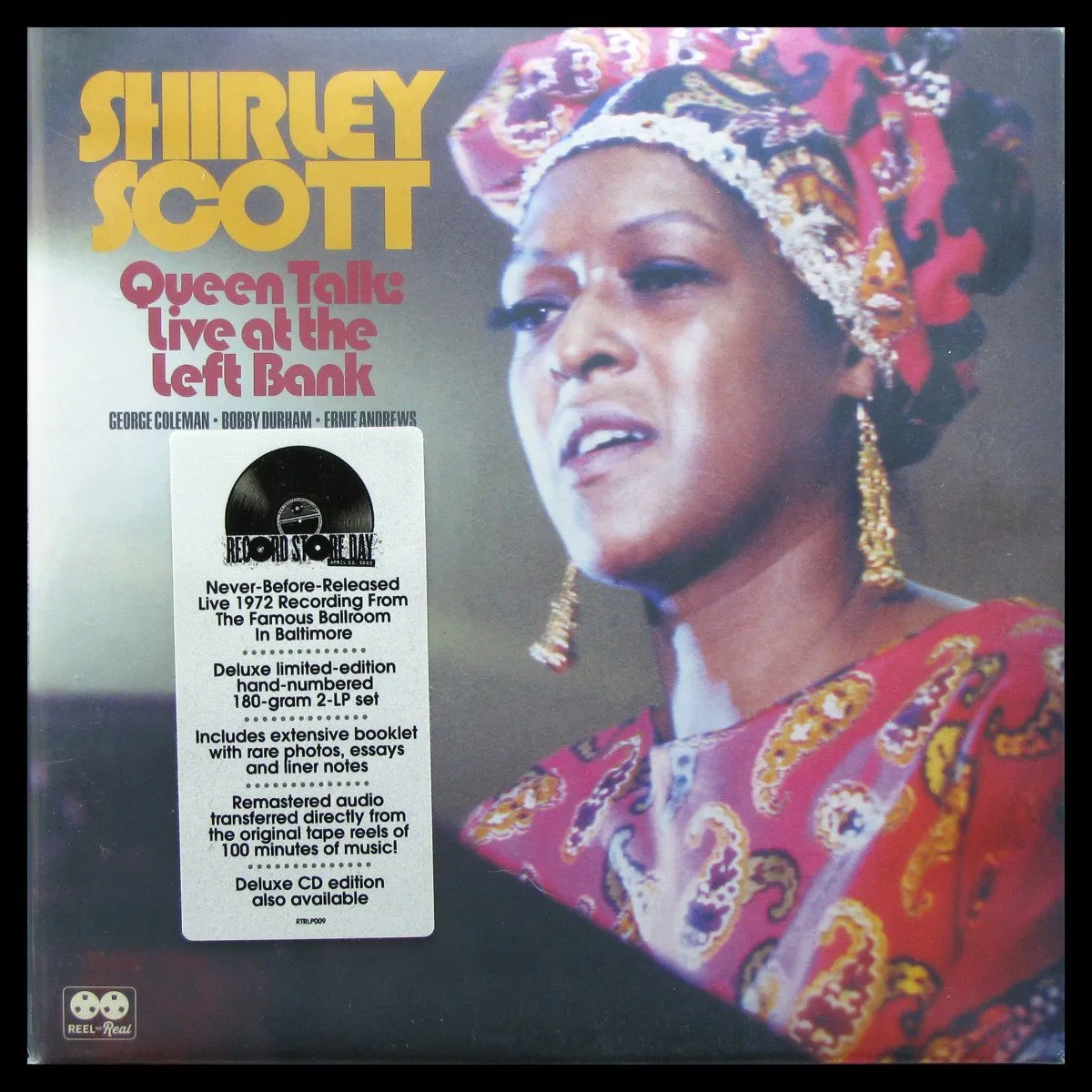 LP Shirley Scott — Queen Talk: Live At The Left Bank (2LP, + буклет) фото