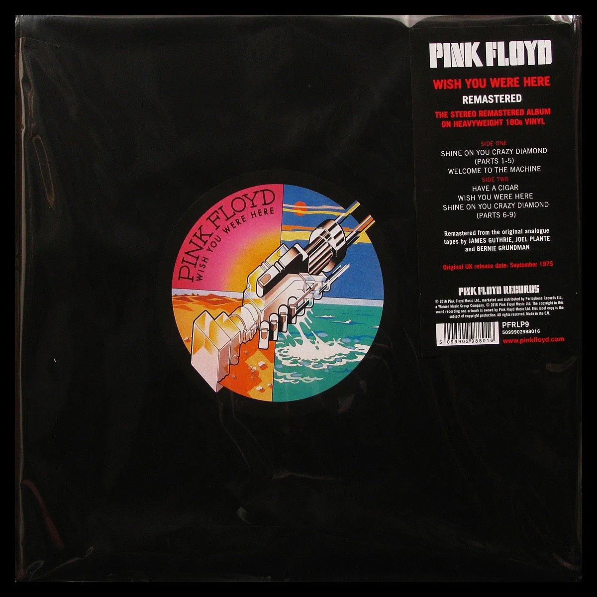 LP Pink Floyd — Wish You Were Here (+ postcard) фото