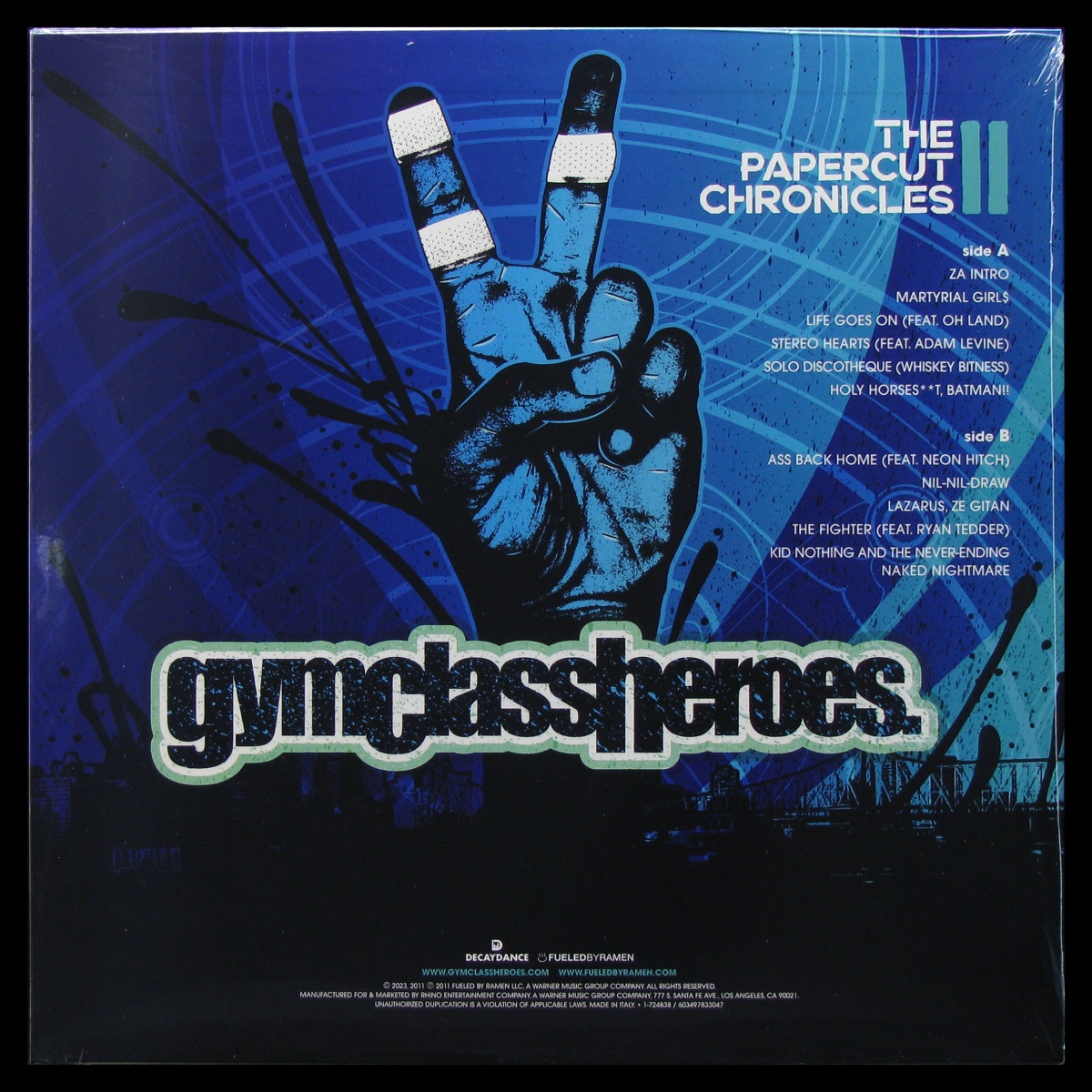 LP Gym Class Heroes — Papercut Chronicles Part II фото 2