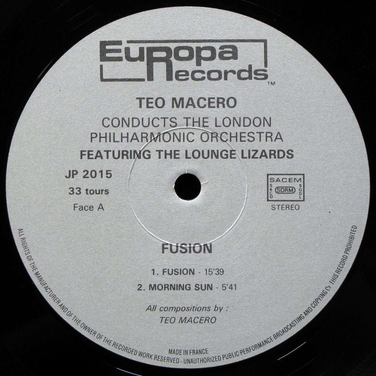 LP Teo Macero — Fusion фото 2