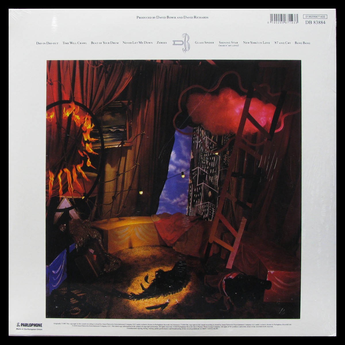 LP David Bowie — Never Let Me Down фото 2