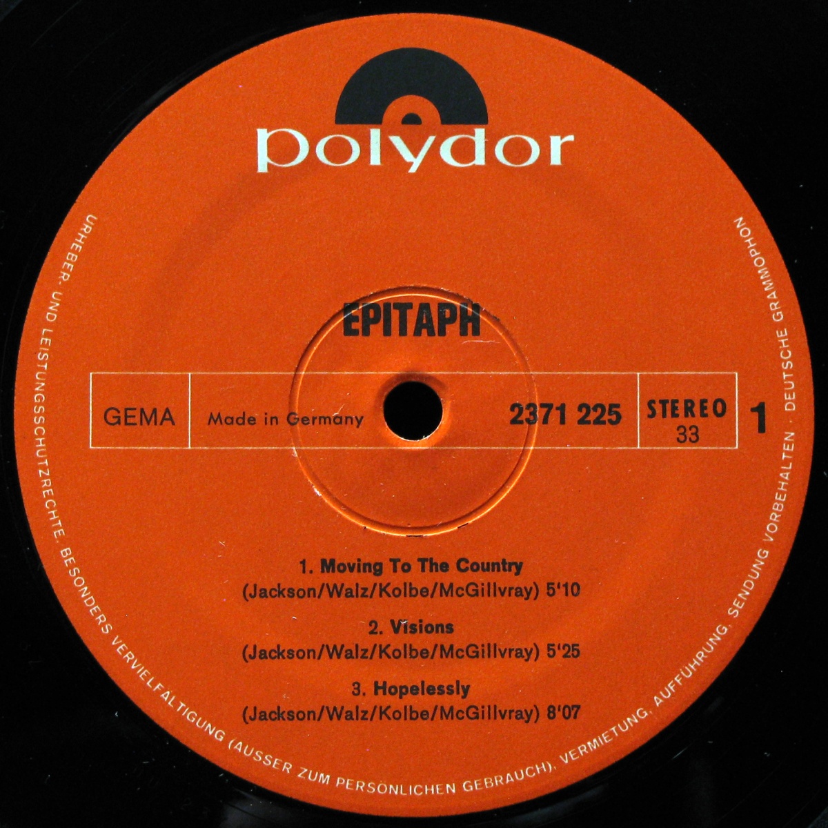 LP Epitaph — Epitaph фото 3