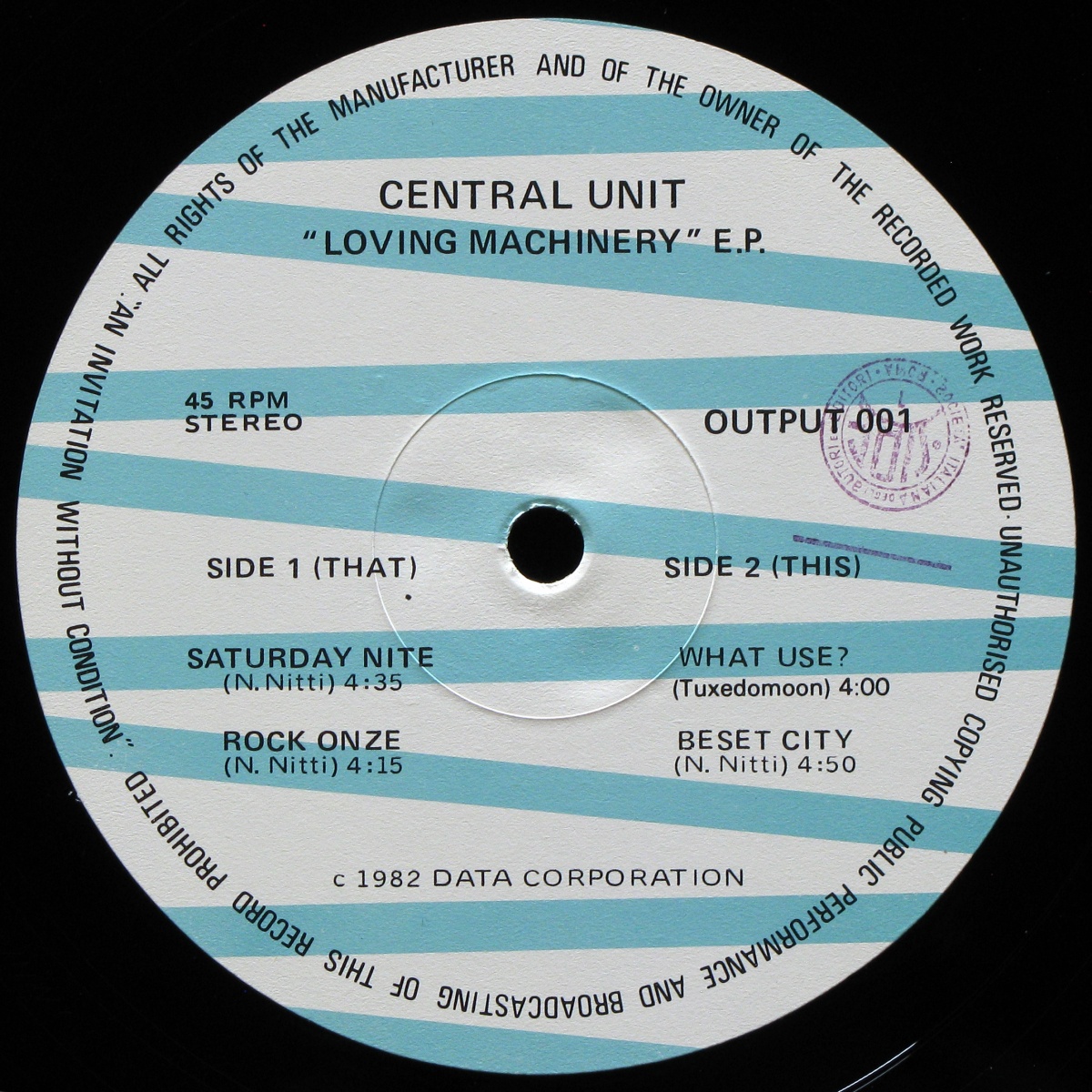 LP Central Unit — Loving Machinery (EP (мини-альбом)) фото 3