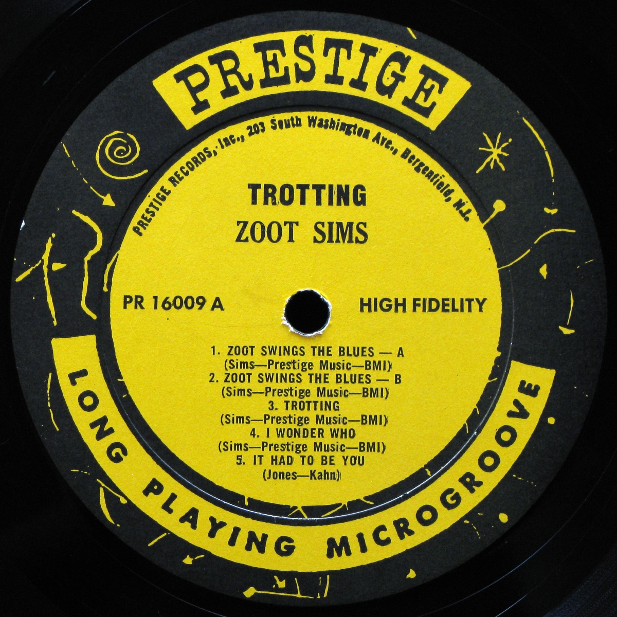 LP Zoot Sims — Trotting! фото 3