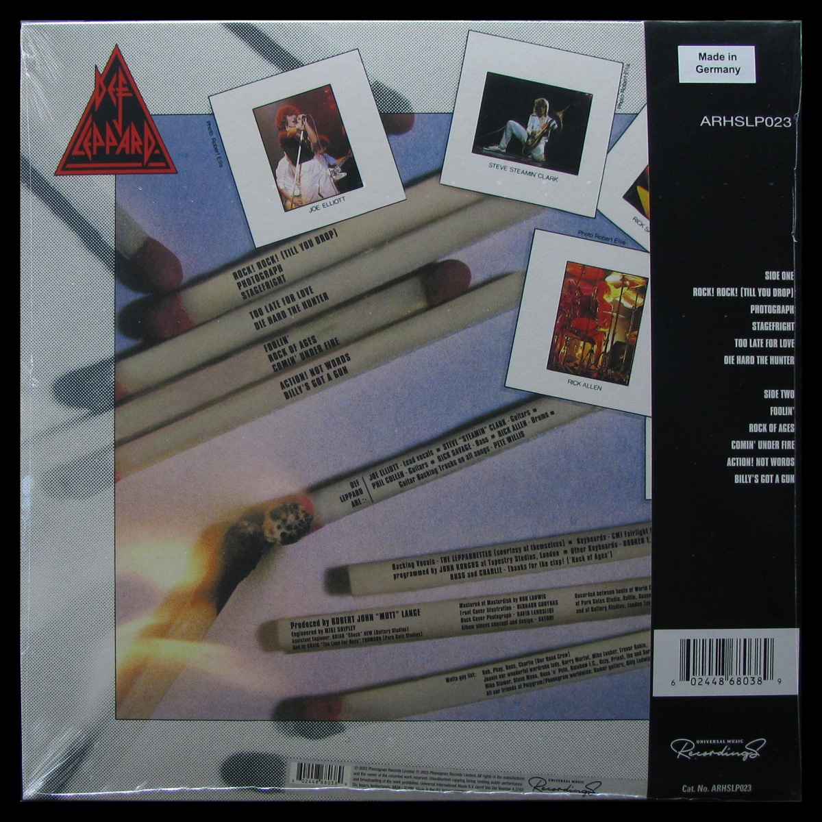 LP Def Leppard — Pyromania (+ obi) фото 2