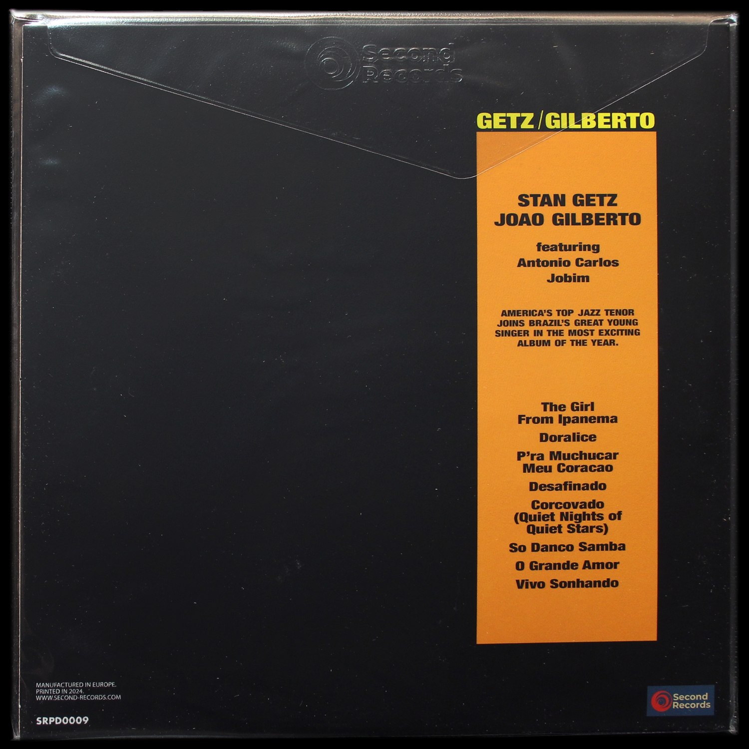 LP Stan Getz — Getz / Gilberto (серый мраморный винил) фото 2