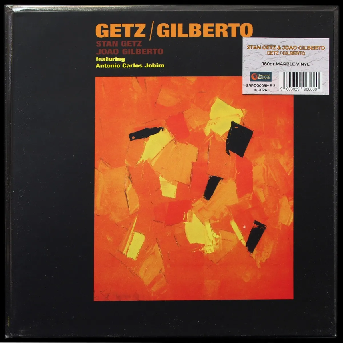 LP Stan Getz — Getz / Gilberto (серый мраморный винил) фото