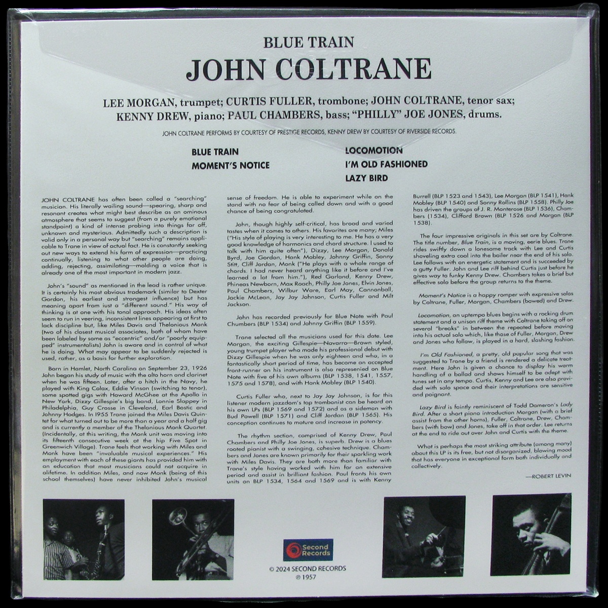 LP John Coltrane — Blue Train (синий винил) фото 2