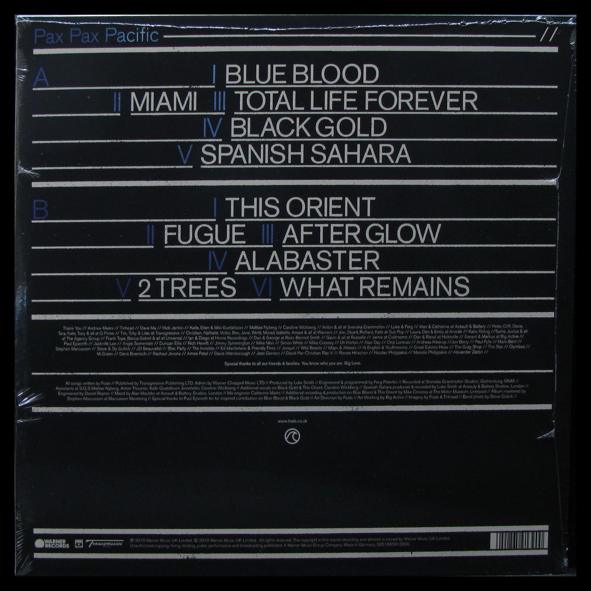 LP Foals — Total Life Forever фото 2