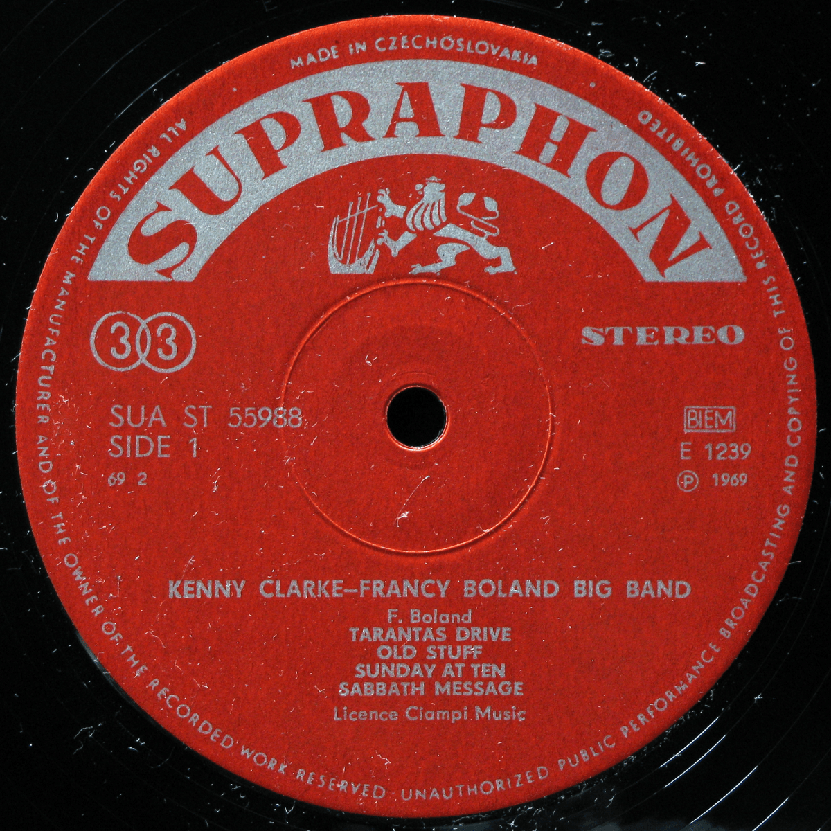 LP Kenny Clarke-Francy Boland Big Band — Francy Boland & Kenny Clarke Famous Orchestra фото 2