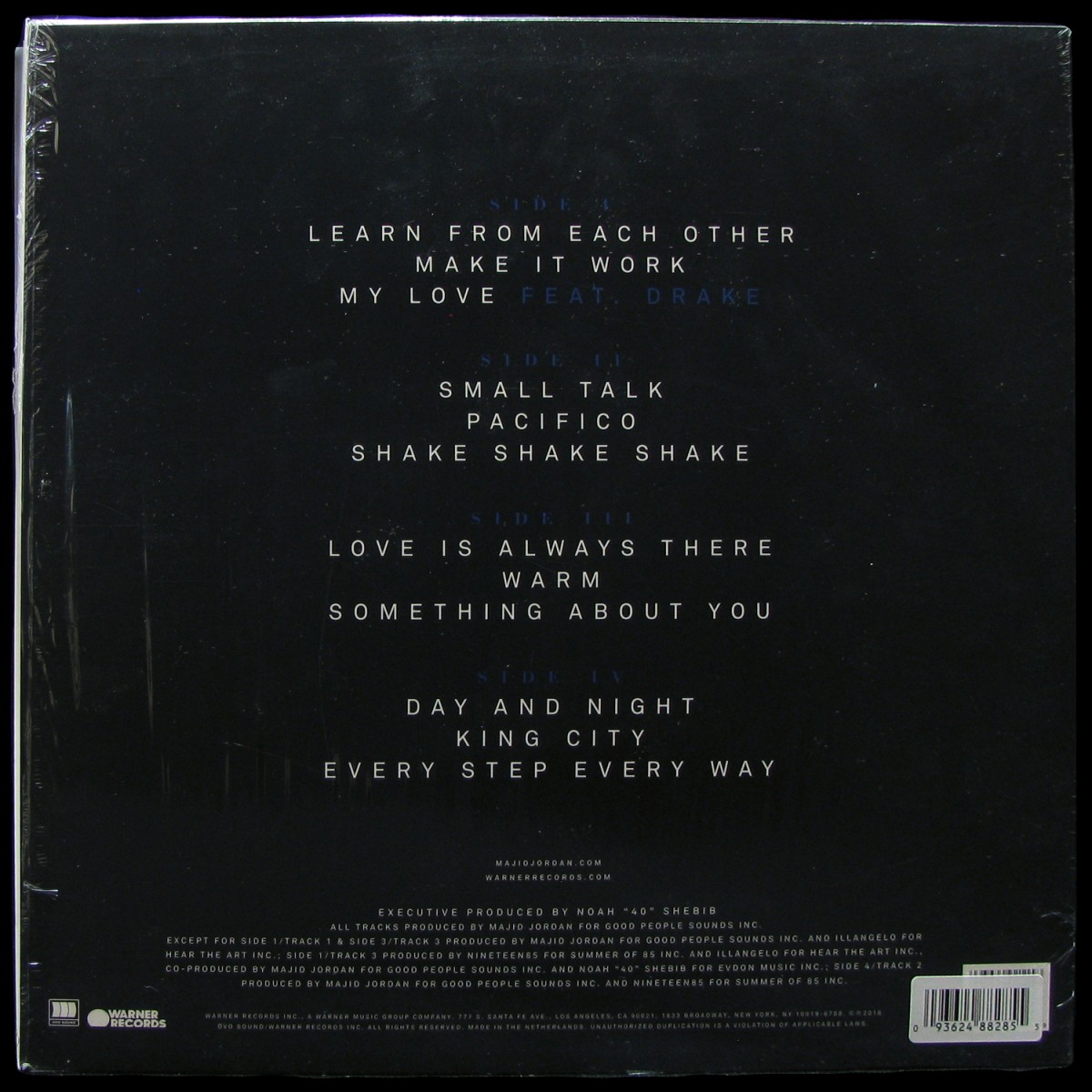 LP Majid Jordan — Majid Jordan (2LP, цветной винил) фото 2