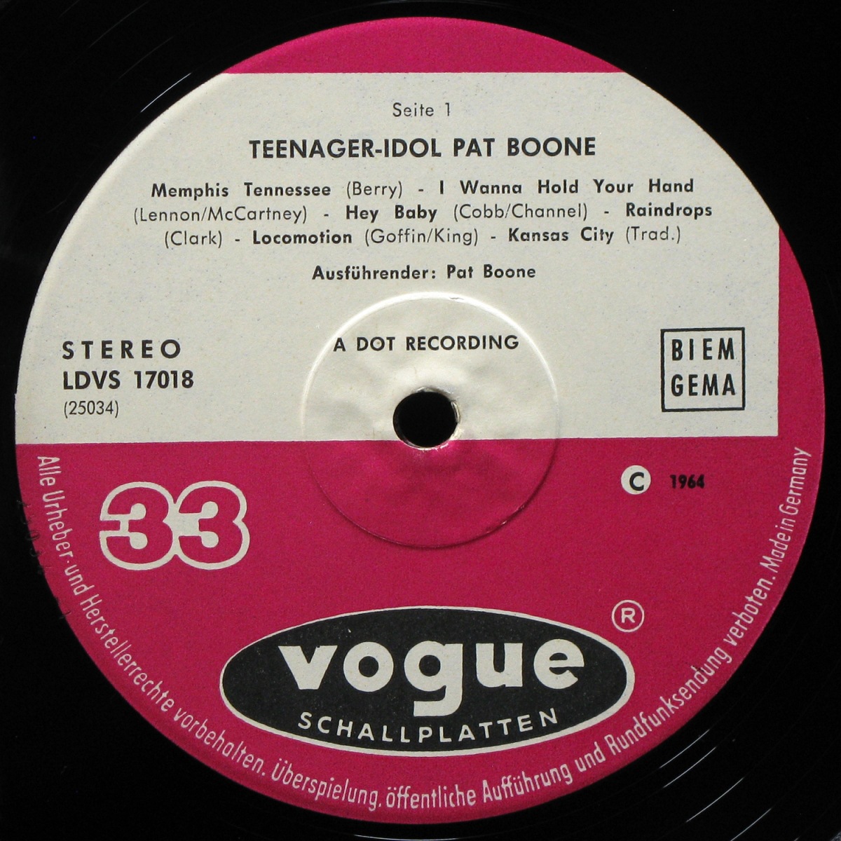 LP Pat Boone — Teenager Idol фото 3