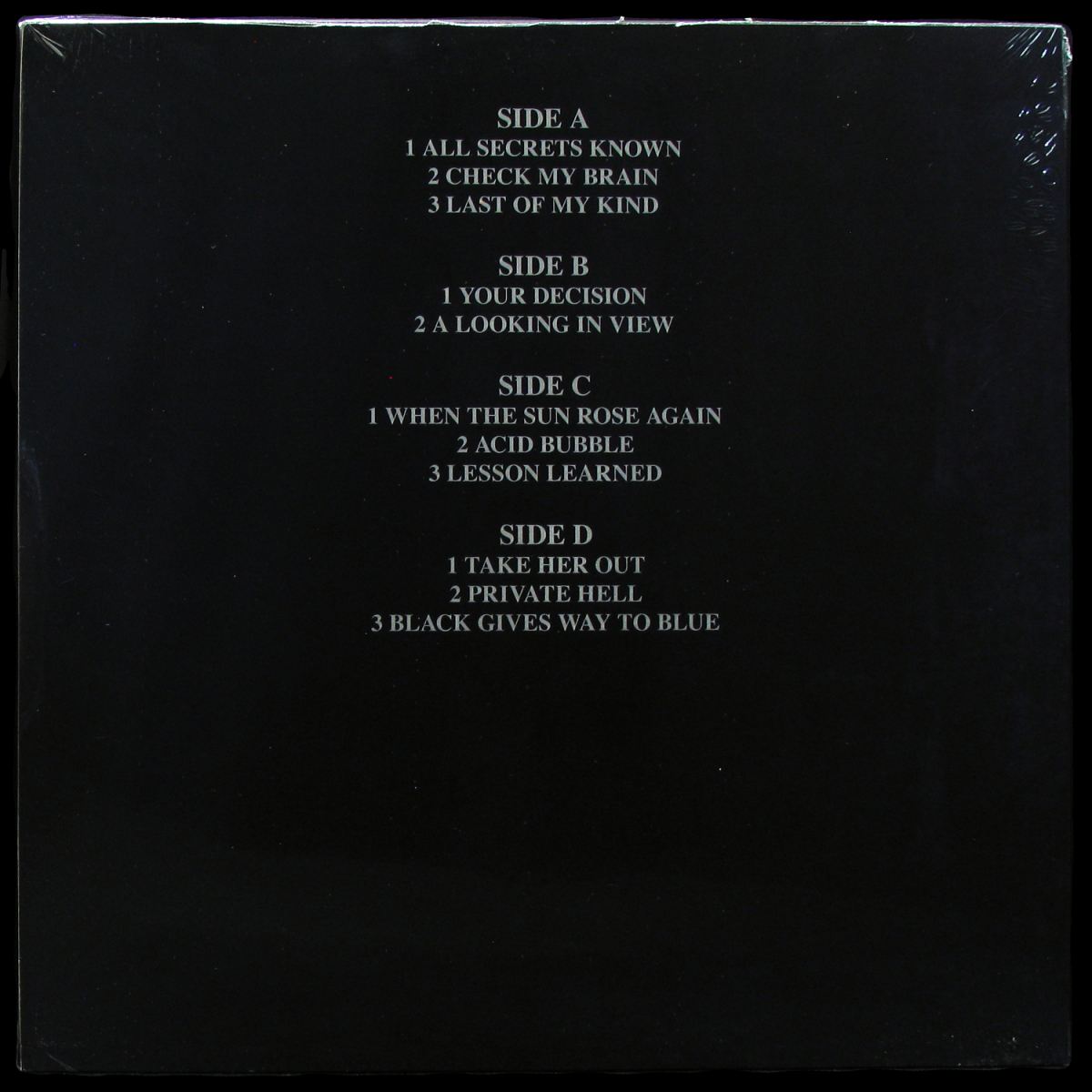 LP Alice In Chains — Black Gives Way To Blue (2LP, цветной винил) фото 2
