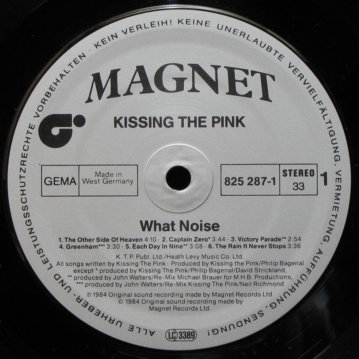 LP Kissing The Pink — What Noise фото 2