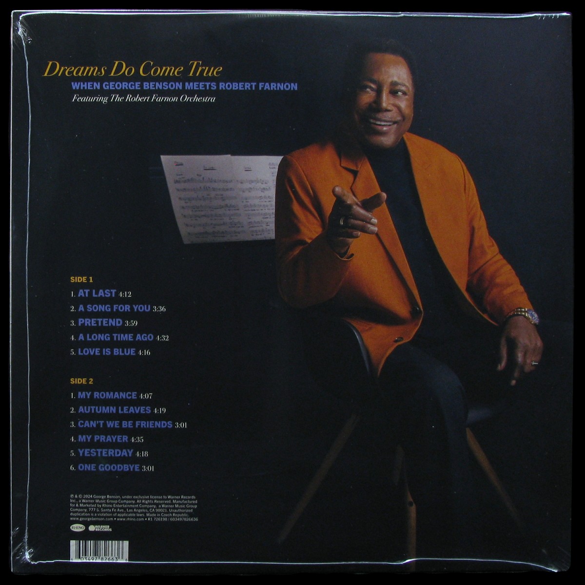 LP George Benson — Dreams Do Come True: When George Benson Meets Robert Farnon фото 2