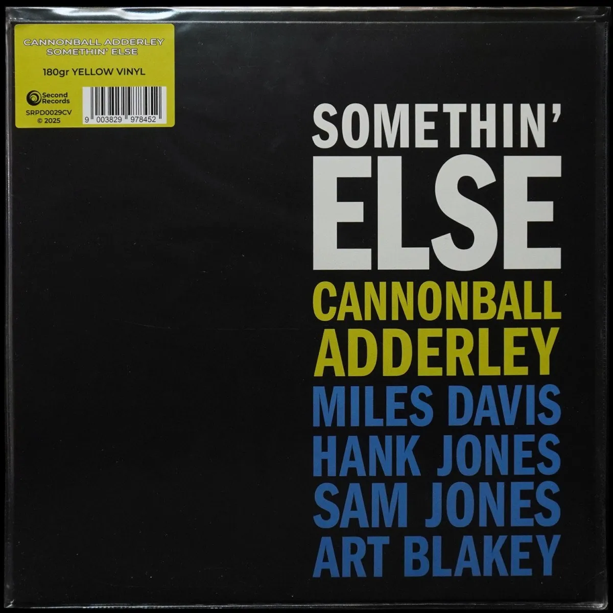 LP Cannonball Adderley — Somethin’ Else (цветной винил) фото