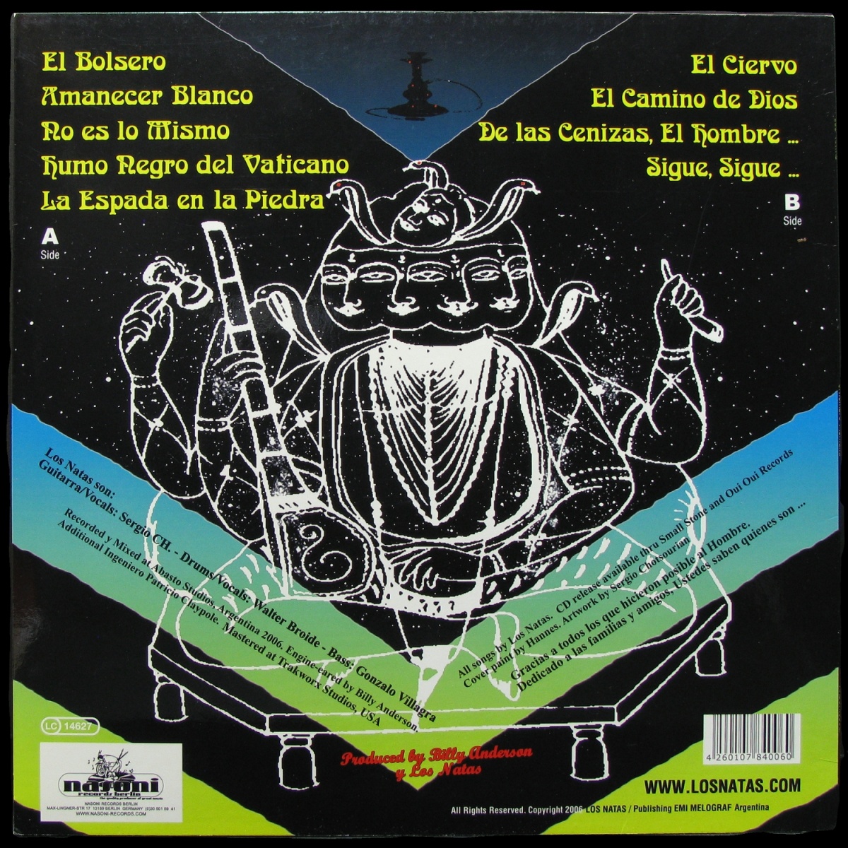 LP Los Natas — El Hombre Montana фото 2