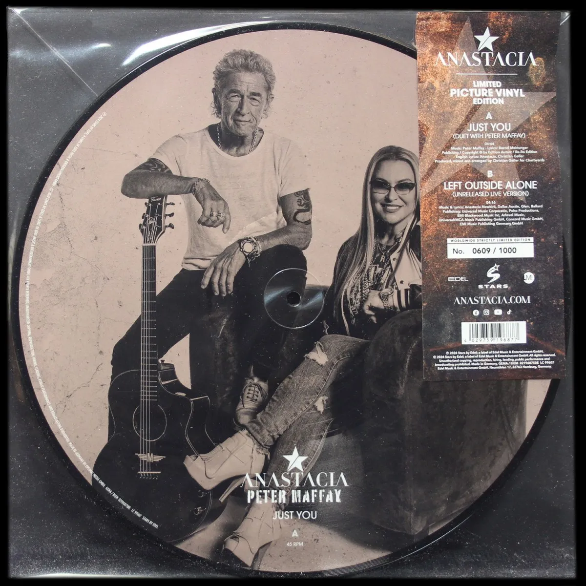 LP Anastacia — Just You / Left Outside Alone (picture disc (пикчер диск)) фото